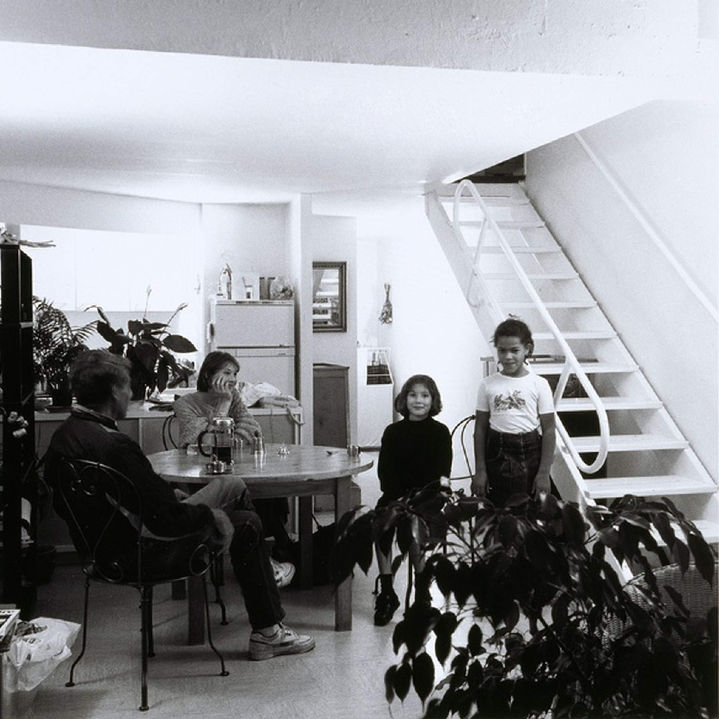 inhabitants of the Unité, photographed by Jean-Louis Schoelkopf in 1987