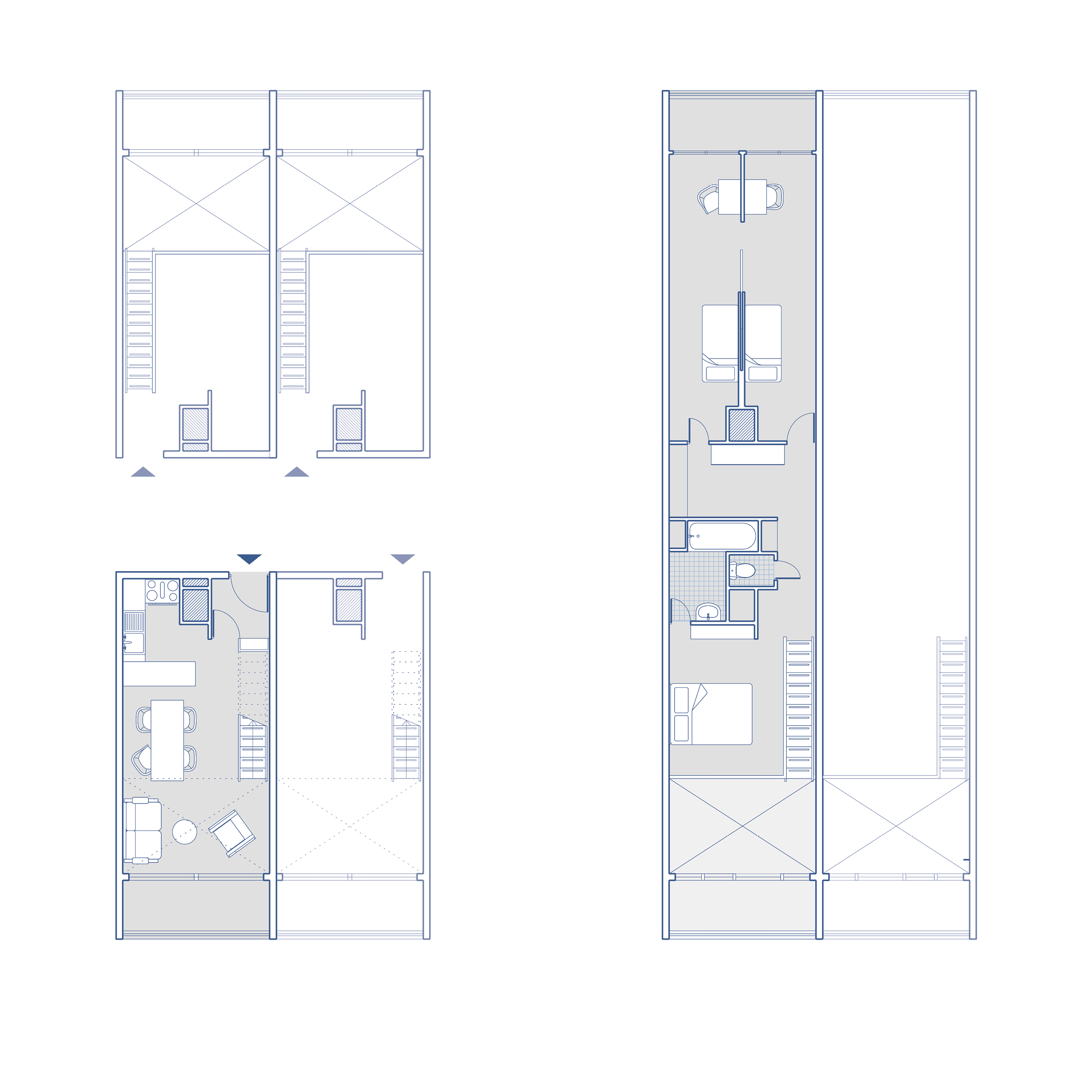 typical orignial 3-bedroom unit